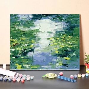 Peinture par numéros 5D personnalisée DIY pour adultes, comprenant un toile, un pinceau et des peintures acryliques, cadeau mural - Product Image 5