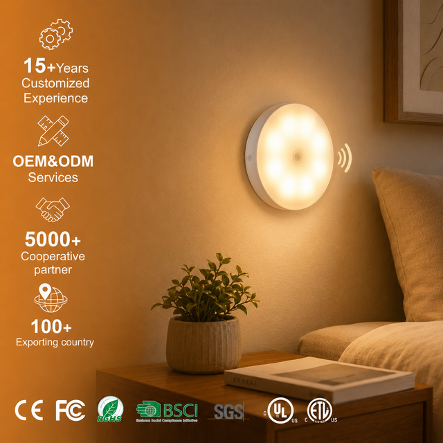 3d Cute Luxury Motion Sensors Position Decor Lamp Night Lights