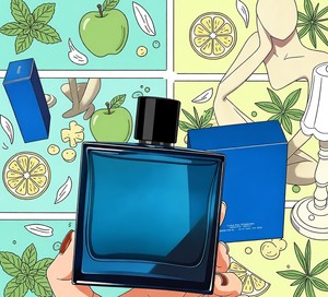 Parfums pour hommes Bluero Bottle de haute qualité, expédition rapide depuis les États-Unis, 100 ml, Cologne pour hommes, parfum fruité à la vanille, spray EDT pour homme - Product Image 5