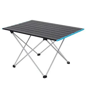 New Outdoor picnic folding table super light aluminum alloy fishing table camping chair self driving picnic portable mini table