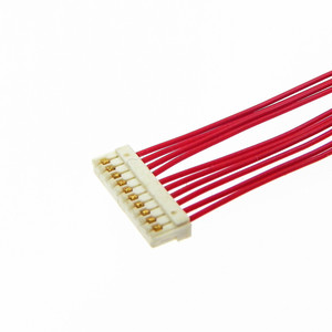 Кабельный жгут ACES 91209-01011 с шагом 1,0 мм, 10-контактный IDC, красный, для подключения сигнала подсветки ЖК-дисплеев и проекторов - Product Image 2