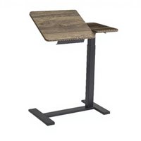 Meubles de bureau en bois massif de style moderne, canapé rond décontracté, petite table basse pour les réunions d'affaires ou de loisirs, espace de repos à domicile