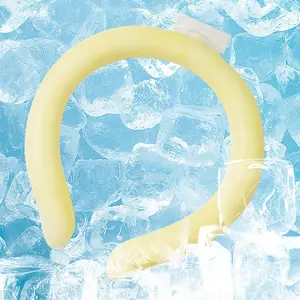 PCM Paquete de hielo de gel automático Tubo de enfriamiento del cuello Deportes Anillo enfriador de cuello al aire libre Usable