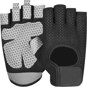 Guanti da Palestra Antiscivolo, Guanti Sportivi, Guanti Fitness in <span class=keywords><strong>Silicone</strong></span> Invernali per Sollevamento Pesi, Ventilati e Traspiranti - Product Image 1