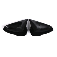 2x Coques de Rétroviseur Latéral pour Renault Clio 4 2012-2019 Noir Brillant 963735617R 963749835R