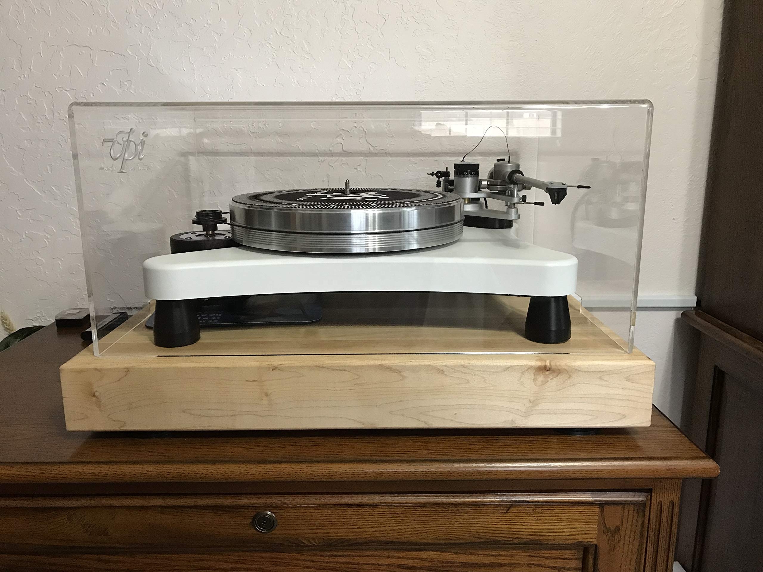 ターンテーブルケースクリア透明アクリルダストカバーレコード