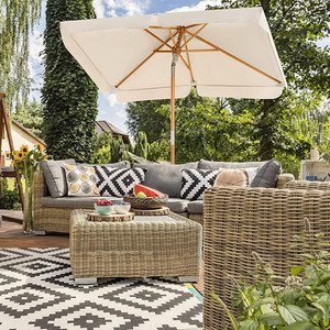 Ombrellone Moderno da Esterno Personalizzabile con <span class=keywords><strong>Logo</strong></span> Stampato per Patio, Giardino, Spiaggia, Golf e Hotel - Product Image 6
