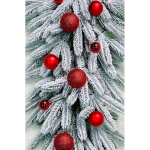<span class=keywords><strong>Couronne</strong></span> <span class=keywords><strong>de</strong></span> Noël exclusive en <span class=keywords><strong>osier</strong></span> PE pour un décor moderne et minimaliste, idéale pour cheminée, entrée ou mur, à prix abordable - Product Image 5