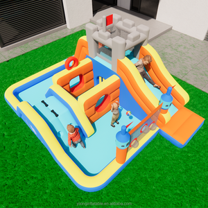 Le lit gonflable <span class=keywords><strong>de</strong></span> saut d'obstacle <span class=keywords><strong>de</strong></span> château <span class=keywords><strong>de</strong></span> couleur orange, jaune, bleu grimpe <span class=keywords><strong>la</strong></span> colline - Product Image 1