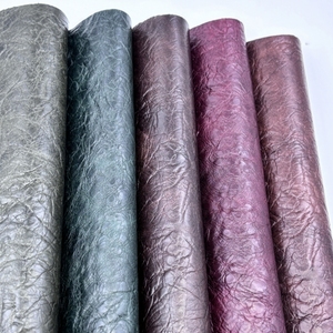 Chine Usine Cailloux Artificiels PU Produits En Relief Designer Faux Pu Cuir Matériel Tissus Faux Cuir Rouleau - Product Image 5