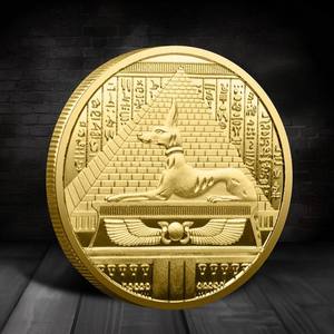 Moneda Conmemorativa del Faraón Egipcio Anubis, Decoración para el Hogar y Colección de Monedas de Perros de Caza - Product Image 4