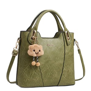 Elegante Borsa a Tracolla da Donna Versione Coreana alla Moda con Cerniera in Materiale PU Versatile e Alla Moda Nuovo Stile Grande Capacità - Product Image 5