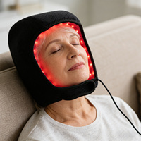 Gorro Profesional de Terapia de Luz Roja de 3 Longitudes de Onda (460nm, 660nm, 850nm) con LED para Uso Clínico