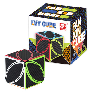 뜨거운 판매 탄소 매직 큐브 속도 세트 매직 큐브 번들 2x2 3x3 4x4 5x5 성인용 카본 매직 큐브 - Product Image 3