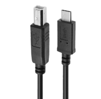 USB-C kabel Data USB Tipe C 3.1 pria, konektor pria ke USB 2.0 B tipe Male untuk Printer