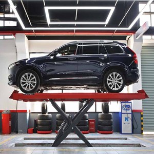 신아오신 가위형 이중 실린더 유압식 시저 리프트 트롤리 3톤 용량 (자동차 수리용, 12개월 보증) - Product Image 5