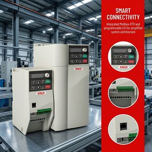 Variateur <span class=keywords><strong>de</strong></span> fréquence <span class=keywords><strong>triphasé</strong></span> 5,5 kW 380 V <span class=keywords><strong>Source</strong></span> Factory pour moteurs et compresseurs <span class=keywords><strong>de</strong></span> 7,5 CV - Product Image 2