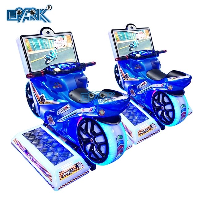 Amusement Game Machine Kids Car Toys Electric Ride Arcade Racing Machine Kiddie Ride on Motorcycle for Sale