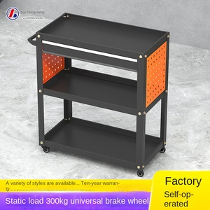 Ba lớp nặng nhiệm vụ tự động sửa chữa công cụ di động giỏ hàng dày hội thảo bảo trì lưu trữ xe đẩy với OEM tùy biến - Product Image 3