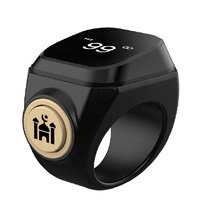 Bague de prière islamique intelligente avec alarme Azan et heures de prière, compteur de tasbih numérique électronique, rappel de prière musulmane