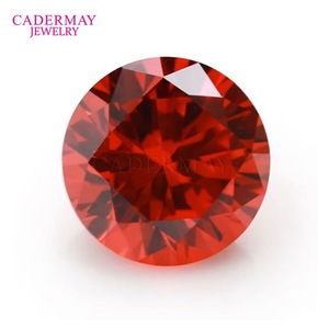 December Star Moissanite Round Pink Champagne 0.5ct-2ct For Jewelry Making - Product Image 3