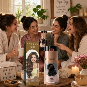 Crema de Coloración Permanente para el Cabello a Base de Plantas Chuyan - Cubre el 100% del Cabello Blanco - Cumple con la Normativa de la UE al 100% - Lista para Exportación - Cosmético - Product Image 6