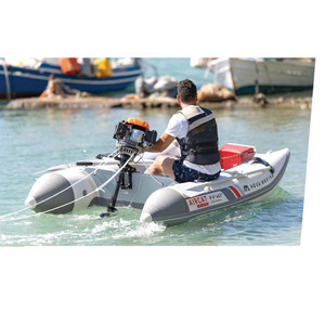 Bateau pneumatique double coque <span class=keywords><strong>AQUA</strong></span> <span class=keywords><strong>MARINA</strong></span> AIRCAT 285*160cm en PVC, pour la navigation en eaux ouvertes, capacité 4 personnes, moteur 3.7kW, DWF - Product Image 6