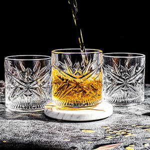 Nouvelle Série en Gros de Vaisselle en Verre : Tasses à Eau, à Whisky, à Bière et à Café avec Poignée en Verre Étoilé - Product Image 3