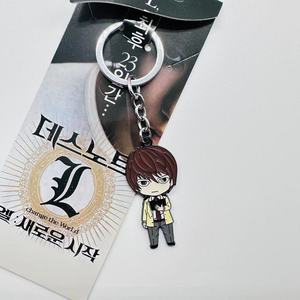 17 unids/set Anime <span class=keywords><strong>Death</strong></span> <span class=keywords><strong>Note</strong></span> aleación colgante pulsera anillo pendientes llavero accesorios caja de colección - Product Image 5
