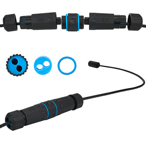Conector de cable Ethernet LAN RJ45 IP68 impermeable <span class=keywords><strong>Cat5</strong></span>/Cat5e/Cat6, adaptador de acoplador de doble extremo, DCCAT6 STP hembra a hembra - Product Image 5