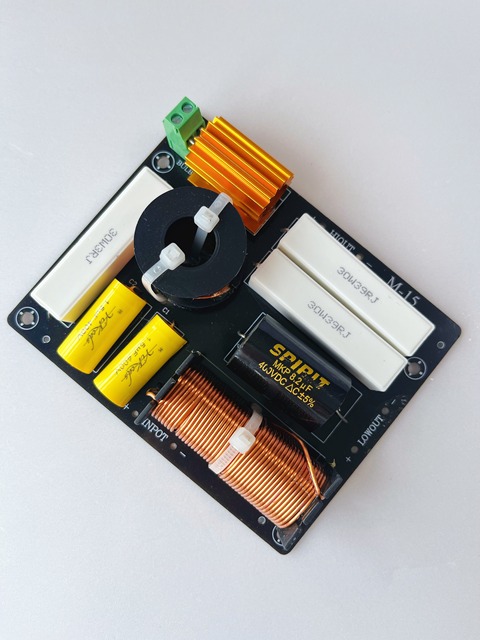 OEM Factory Original Passive High Low Audio 2 Way Crossover Network Hifi Frequency Divider Treble Bass Speaker Filter