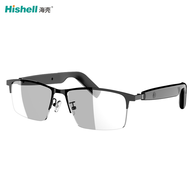 AI Smart Glasses Wearable Headset with AI Recognition Translation Features Waterproof Glasses