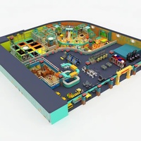 Equipo de Centro de Entretenimiento Familiar Comercial Directo de Fábrica: Trampolín, Gimnasio de Jungla, Piscina de Bolas, VR Racing, Arenero, Escenario