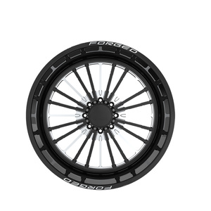 Jantes en aluminium forgé noir à fond profond 20-30 pouces 8x180 120,65 mm Haute résistance Jantes tout-terrain SRW pour GMC 2500 2024 - Product Image 2