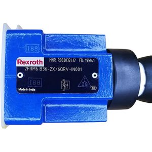 วาล์วควบคุมการไหลไฮดรอลิก Rexroth รุ่น 2FRM6B36-2X/6QRV วาล์วควบคุมความเร็ว 60 ลิตร/นาที 315 บาร์ แบบสองทาง ผลิตในอินเดีย - Product Image 4