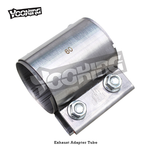 Tube de <span class=keywords><strong>manchon</strong></span> d'usine pour tous les modèles de voitures, réducteur de tuyau d'<span class=keywords><strong>échappement</strong></span> universel en acier inoxydable, accessoires avec 76/70/66/63/60 mm - Product Image 6