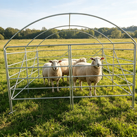 Nouveaux abris préfabriqués portables pour bétail, type arche, en acier, pour animaux, écuries pour bovins et moutons 3*3*2.03m, garantie 3 ans, Kenya Garage