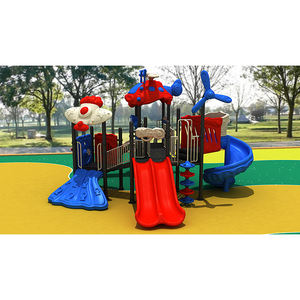 屋外遊具スポーツパーク＆ガーデン多機能カラフルLLDPE滑り台セット、子供の安全のためのクライミング要素付き - Product Image 6