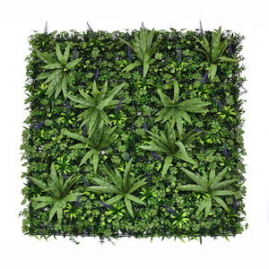 Valla de césped de pared verde de plástico artificial al por mayor paneles exteriores panel de Seto decoración protector solar plantas artificiales - Product Image 5