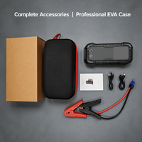 Démarreur de Voiture Portable Robuste 10L Essence, Charge Rapide PD 65W, Batterie d'appoint 20000mAh, Crête 3000A