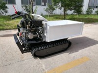 Moins cher jardin ferme piste Dumper 1Ton petit Dumper sur chenilles 500KG 1000KG Mini Dumper 4x4
