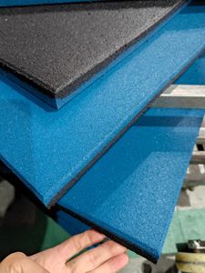 Đa Màu Sắc Châu Âu RoHS Chứng Nhận Bảo Vệ EPDM Và <span class=keywords><strong>Sbr</strong></span> Cao Su Hạt Tập Thể Dục Gạch - Product Image 3