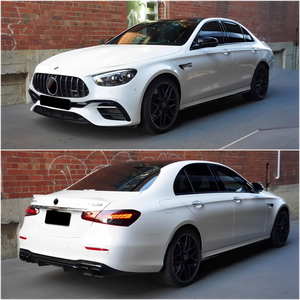 Installation facile pour Mercedes Classe <span class=keywords><strong>E</strong></span> W212 Mise à niveau vers W213 E63 Bodykit 2009-2015 à 2023 Phares LED 1:1 Diffuseur Facelift - Product Image 3