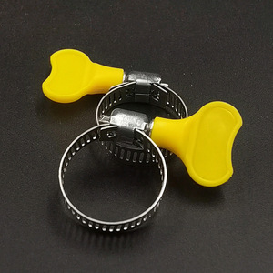 Hose Clamp With Plastic Handle Type 16-25 C1T27 For Pipe Water Gas Fixing - Product Image 2