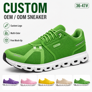 Baskets décontractées unisexes avec logo personnalisé, chaussures de marche légères, chaussures de sport, vente en gros directe d'usine - Product Image 4