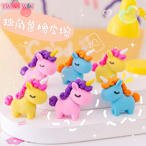 ปริศนาสัตว์นักเรียนรางวัลสร้างสรรค์เครื่องเขียนการ์ตูนยูนิคอร์นน่ารักดินสอยางลบ702 - Product Image 2