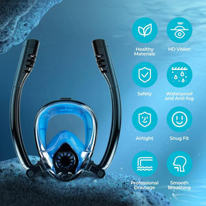 GOYOJO 0.5L Mini Scuba Tank Full-Face Snorkel Mask Combo High Aluminium 5-8 Min Diving Underwater Breathing Oxygen Air Supply - Product Image 5