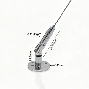 Kit de <span class=keywords><strong>suspension</strong></span> moderne et réglable pour <span class=keywords><strong>luminaire</strong></span> avec pince à câble de sécurité – Offre spéciale - Product Image 2