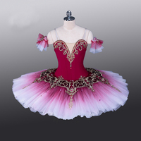 Tutu de ballet classique rose pour filles et adultes, personnalisé, 12 couches, professionnel, pour la scène, pour enfants