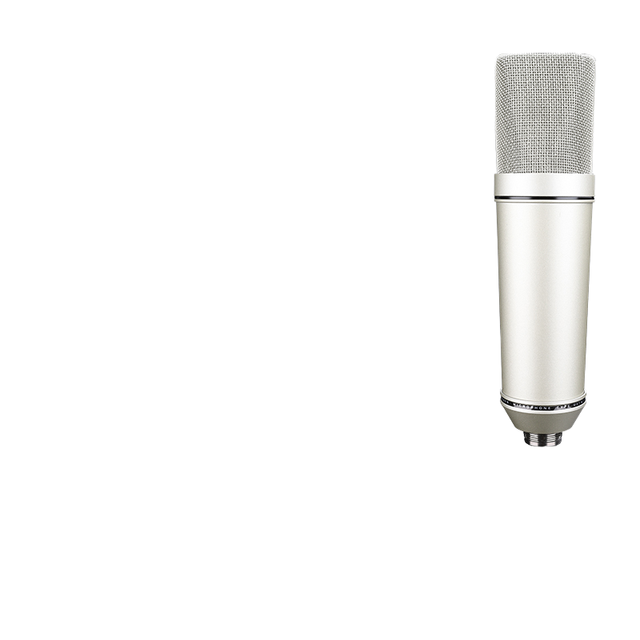 U87 Handmade Metal Condenser Microphone Cardioid Polar Pattern with Wired Communication for Studio DIY Projects